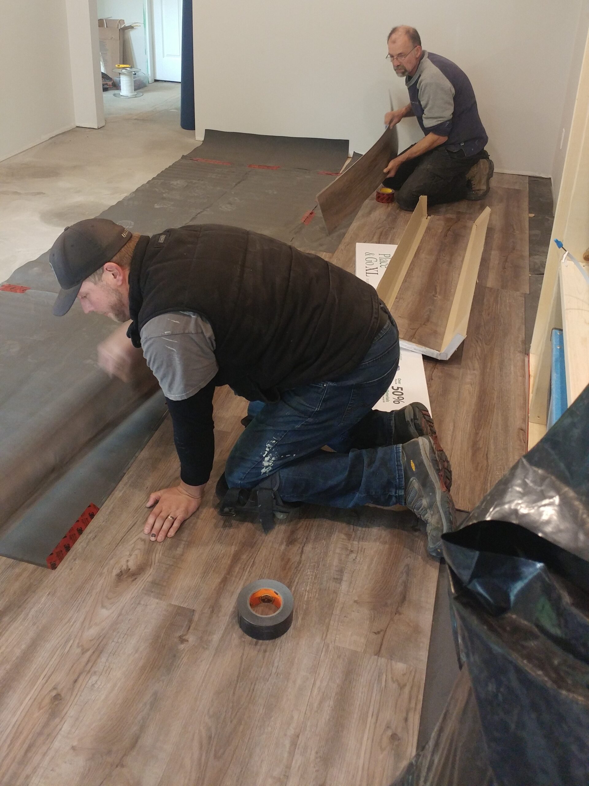 INSTALLING FLOOR